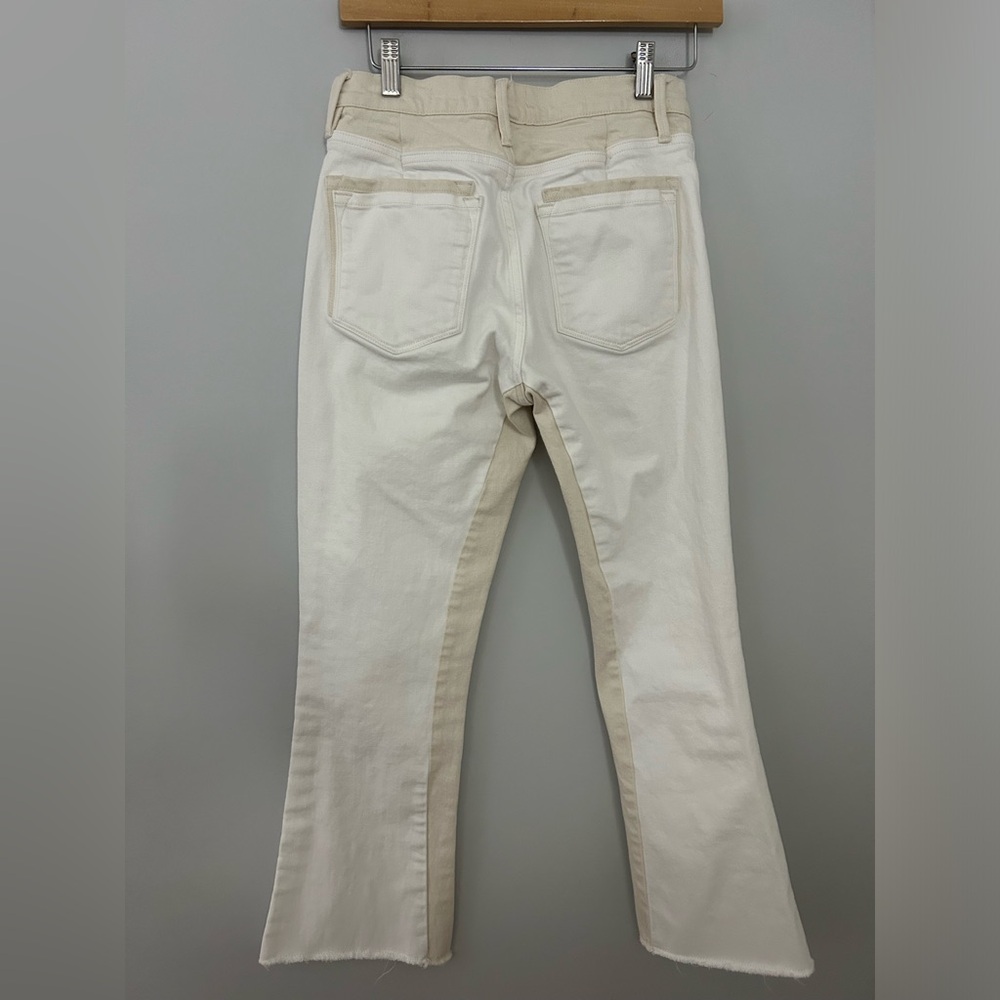 Frame Le Crop Mini Boot Crop Color Block - image 6